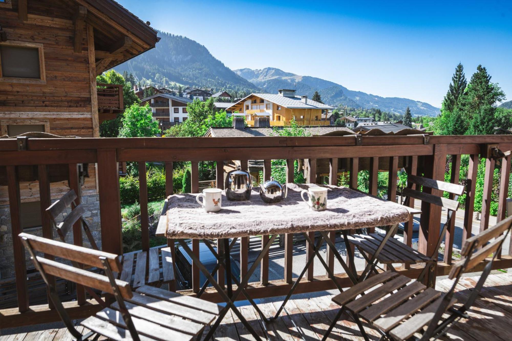 Warm 2-Bedroom Apartment Near The Tourist Office Megève Exterior foto